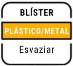 Blíster – Plástico/Metal – Esvaziar