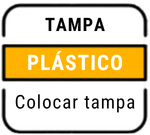 Tampa – Plástico – Colocar tampa